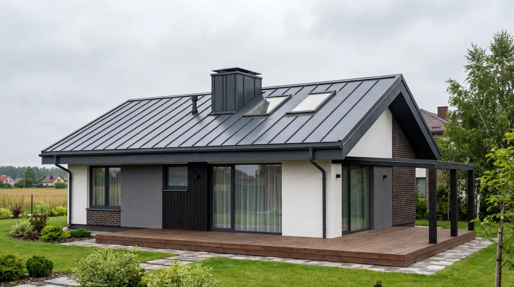 Одноэтажные дома — фото 10